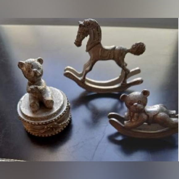 3 Pewter baby keepsakes - Picture 2 of 7